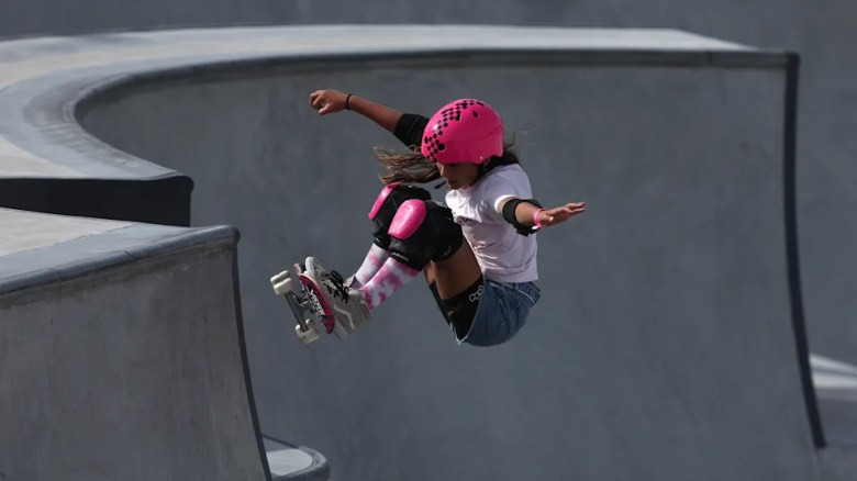 14-Year-Old Arisa Trew Makes History: Youngest Australian Olympic Gold Medalist in Skateboarding