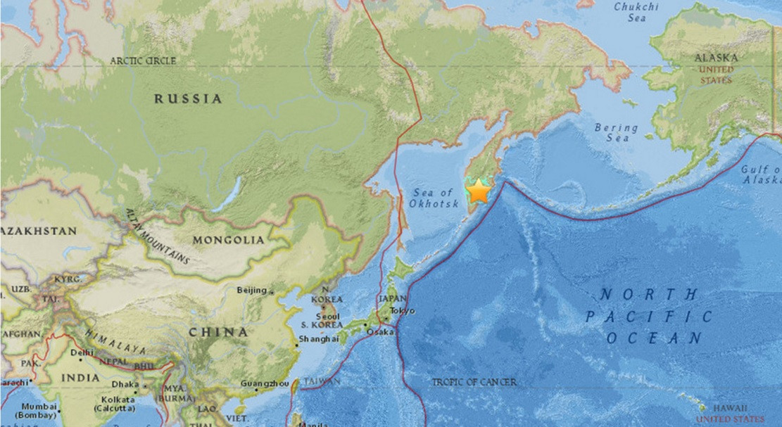 7.0 Magnitude Earthquake Strikes Off Russia's Kamchatka Peninsula, Triggers Volcanic Eruption