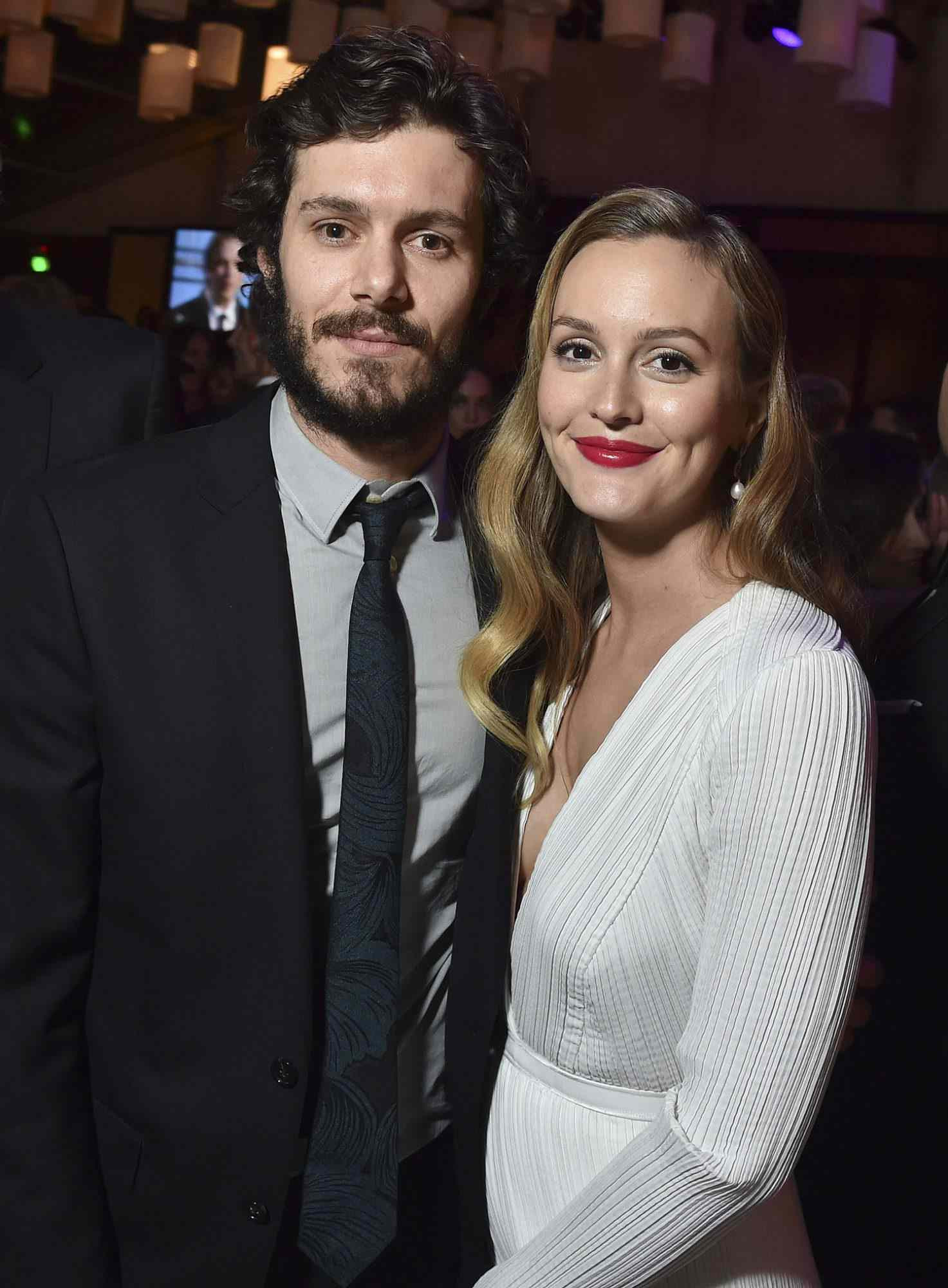 Adam Brody & Leighton Meester: Golden Globes 2025 Red Carpet Couple Goals!