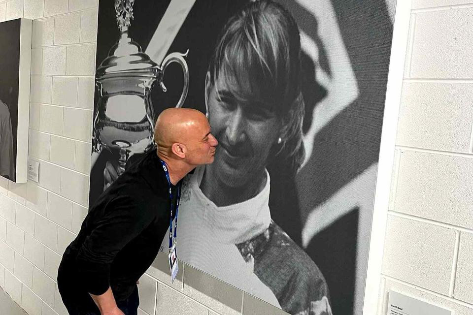 Andre Agassi's Sweet Tribute To Wife Steffi Graf's Olympic Gold Has Tennis Fans In Awe