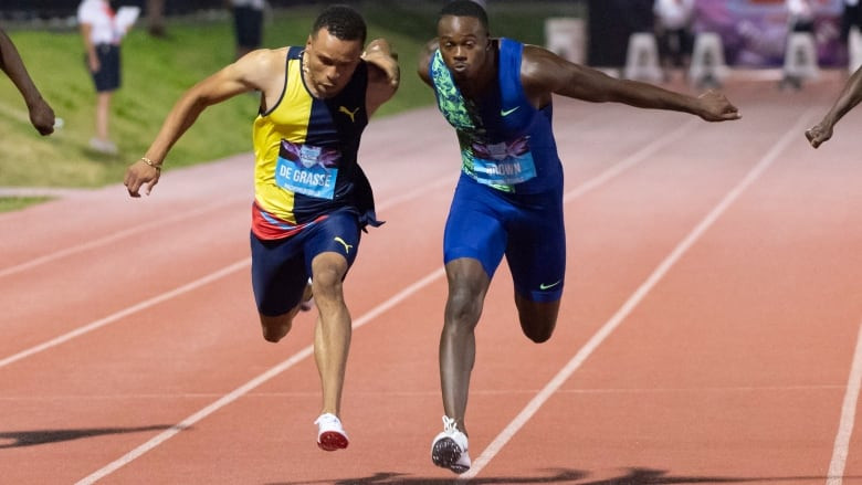 Andre De Grasse Edges Into 100m Semifinals at Paris Olympics, Aaron Brown Disqualified