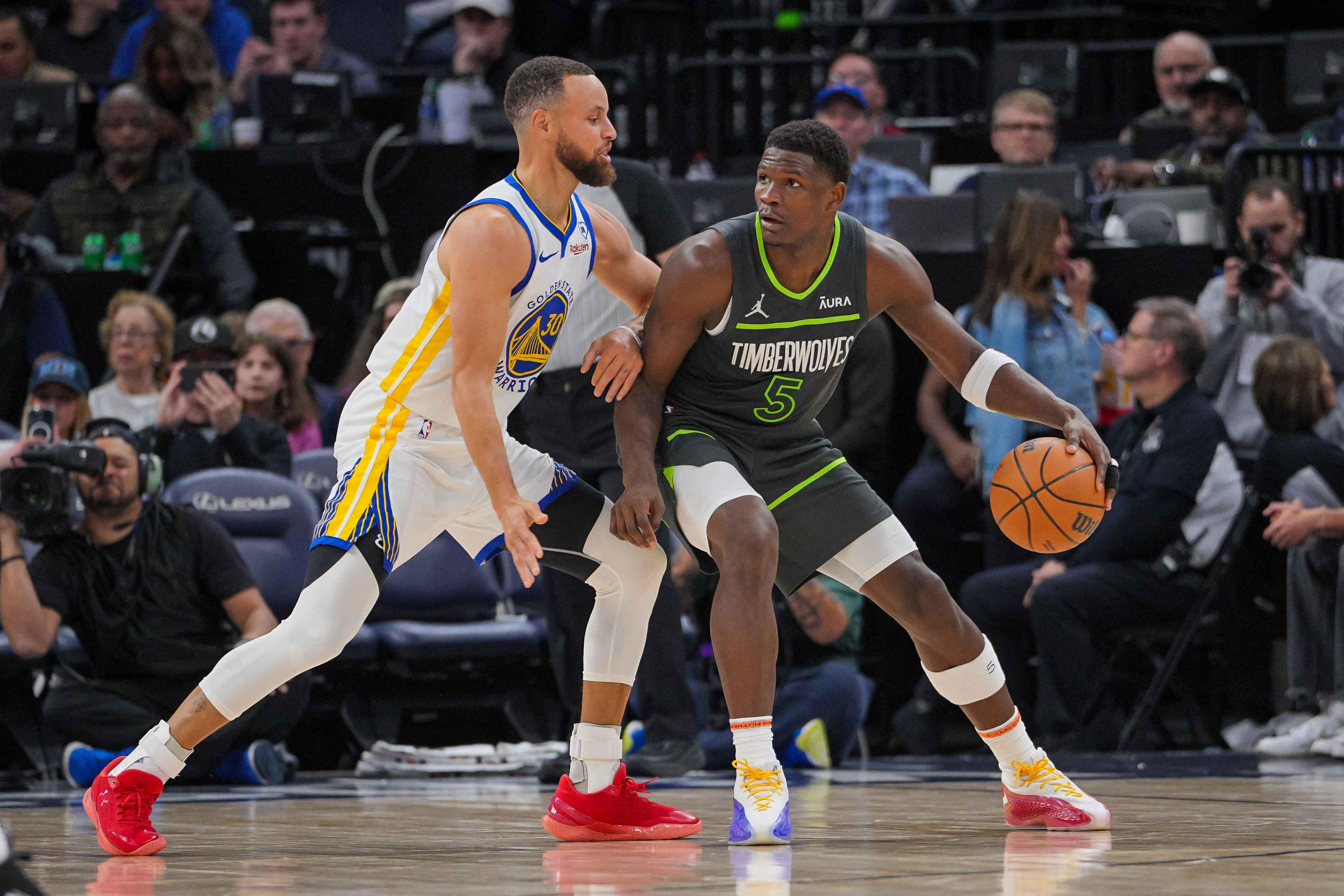 Anthony Edwards' Masterclass Sinks Curry's Warriors: Timberwolves' Dominant Win Fuels Rematch Hype