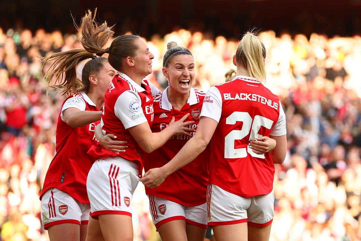 Arsenal Women Secure Champions League Spot With Dominant Victory Over BK Hacken