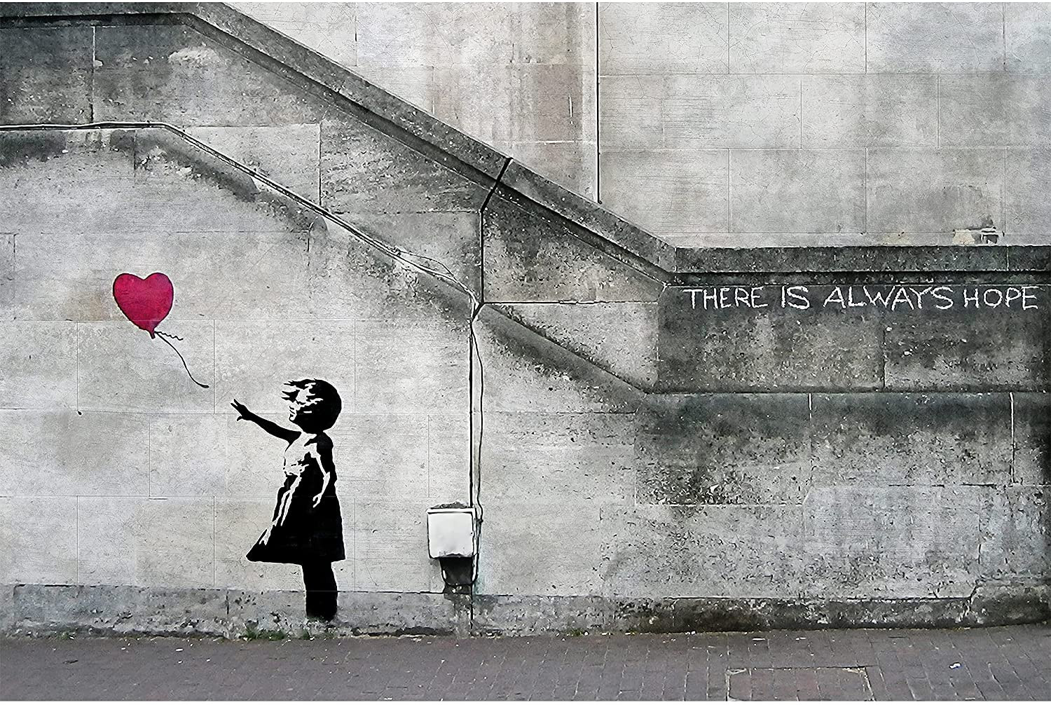 Banksy's 'Girl With Balloon' Stolen From London Gallery: Two Men Charged