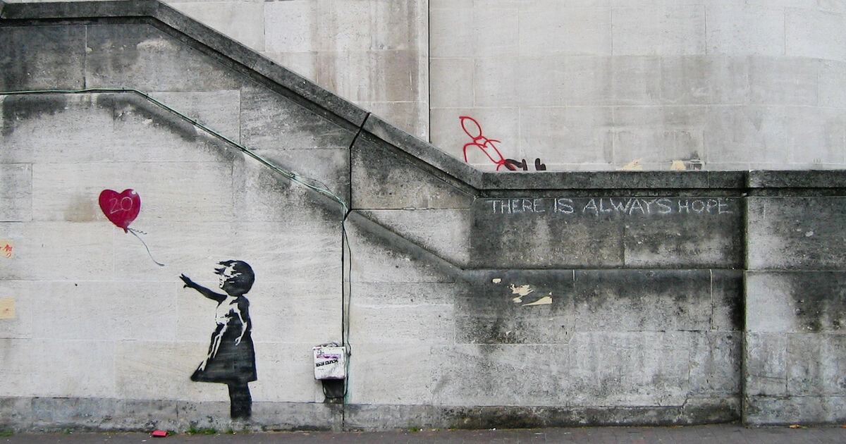 Banksy's 'Girl With Balloon' Stolen From London Gallery: Two Men Charged