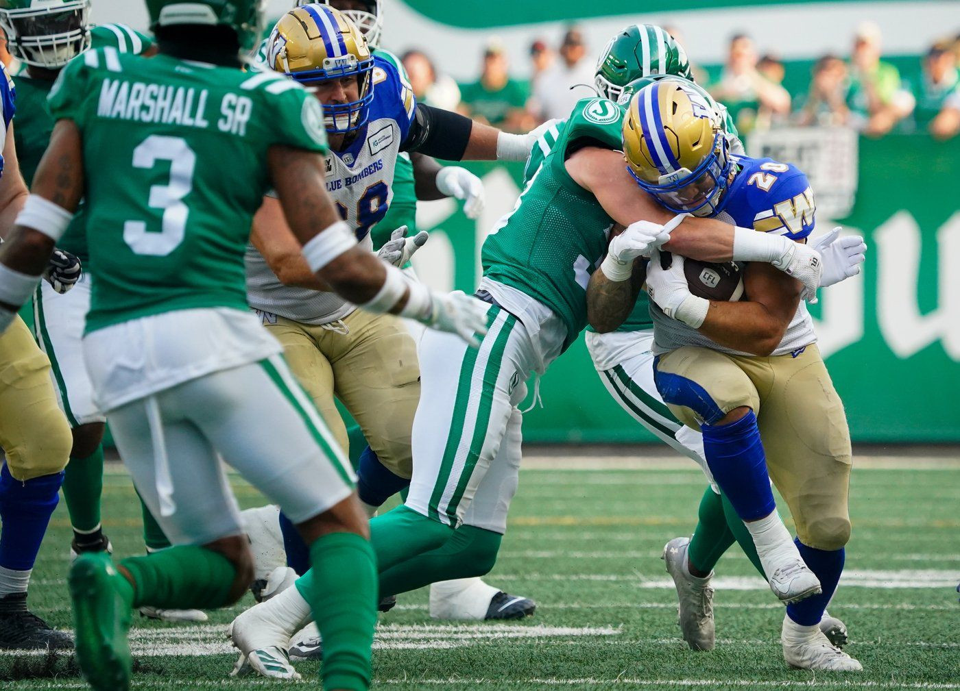 Blue Bombers Lose Another Key Player: Stanley Bryant Stretchered Off Field During Game