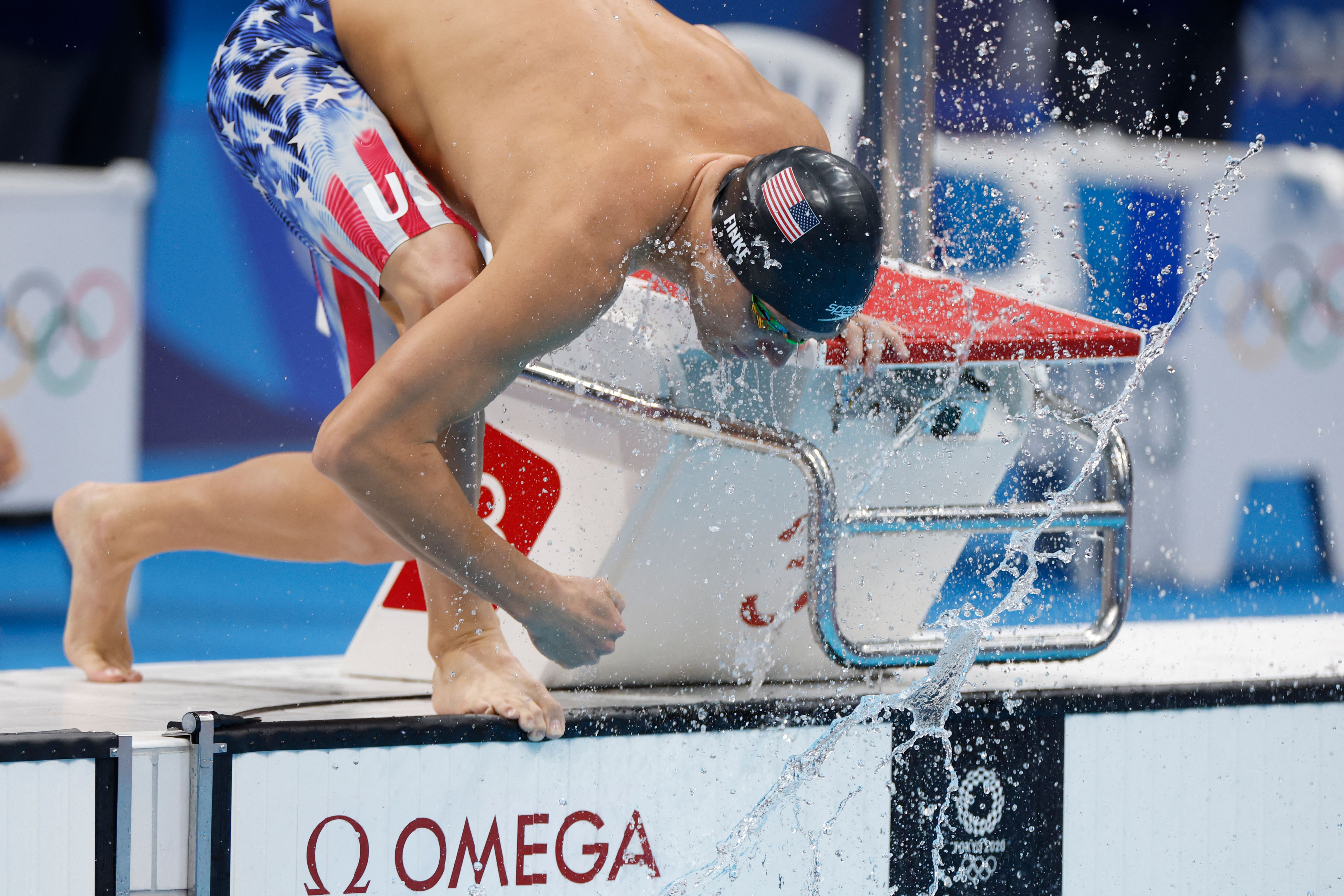 Bobby Finke Crushes World Record, Leads US to Tight Gold Medal Win Over Australia at Paris Olympics