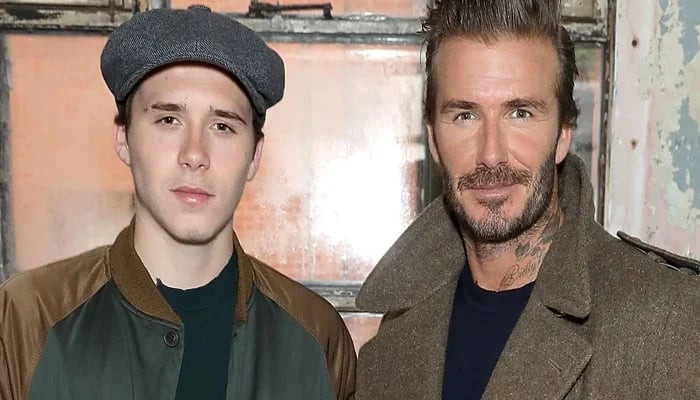 Brooklyn Beckham Channels Dad David's Iconic Leather Look at Paris Fashion Week