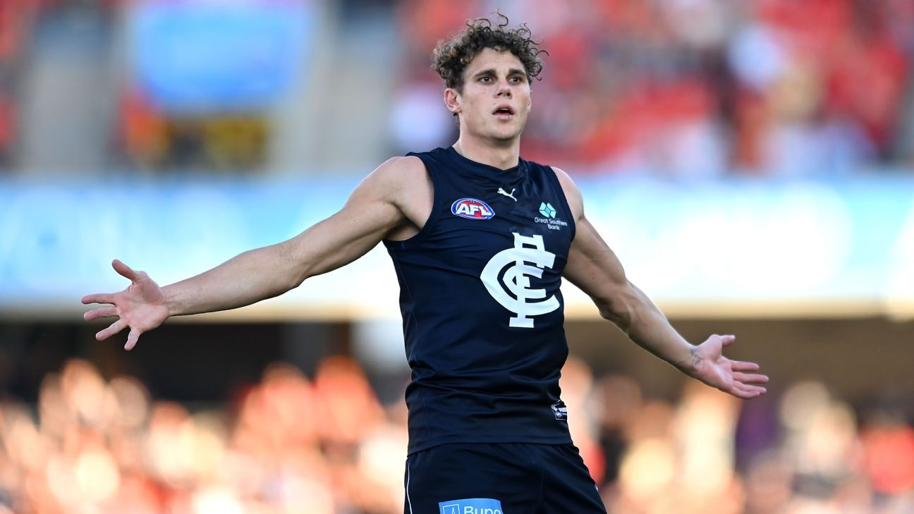 Carlton's Finals Hopes Dangle by a Thread as Curnow Ruled Out of Crucial St Kilda Clash