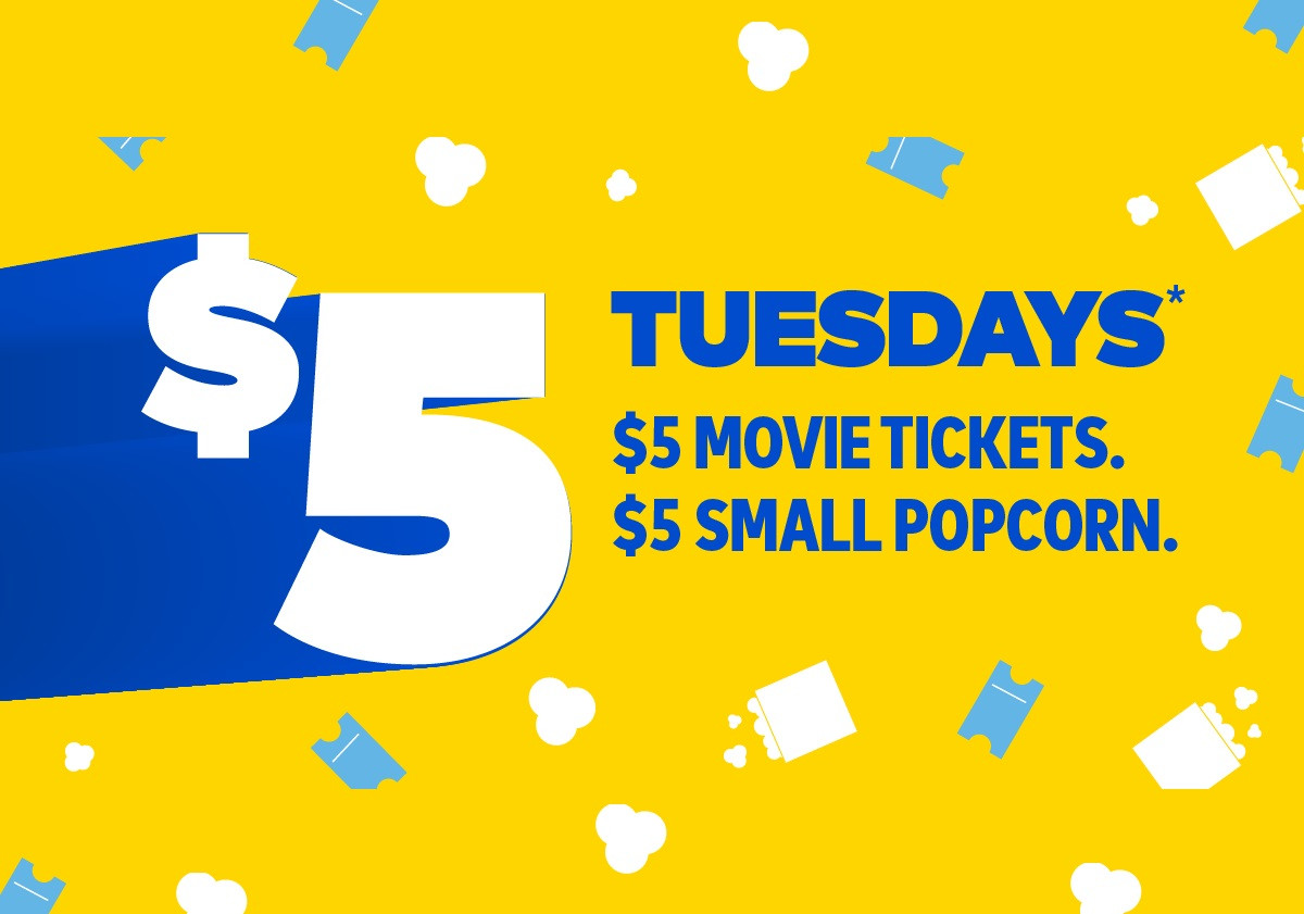 Cineplex's $5 Movie & Popcorn Tuesdays Are BACK! Limited Time Only!