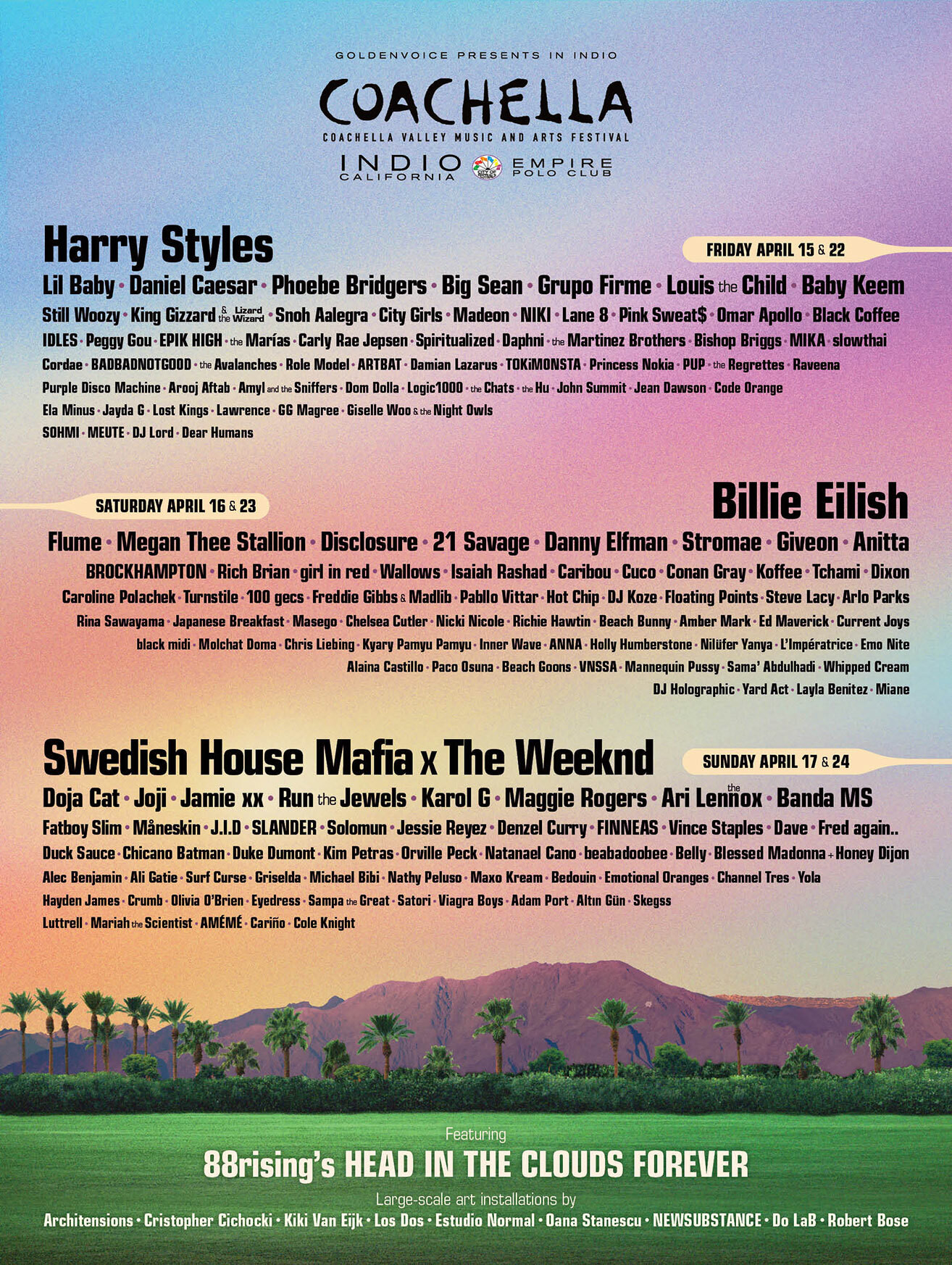 Coachella 2025 Lineup: Lady Gaga, Green Day, Post Malone to Headline Epic Desert Festival!