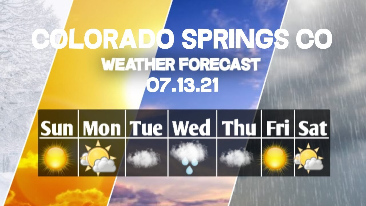 Colorado Springs Weather Forecast: Thunderstorms Possible Today, But Severe Threat Diminishes