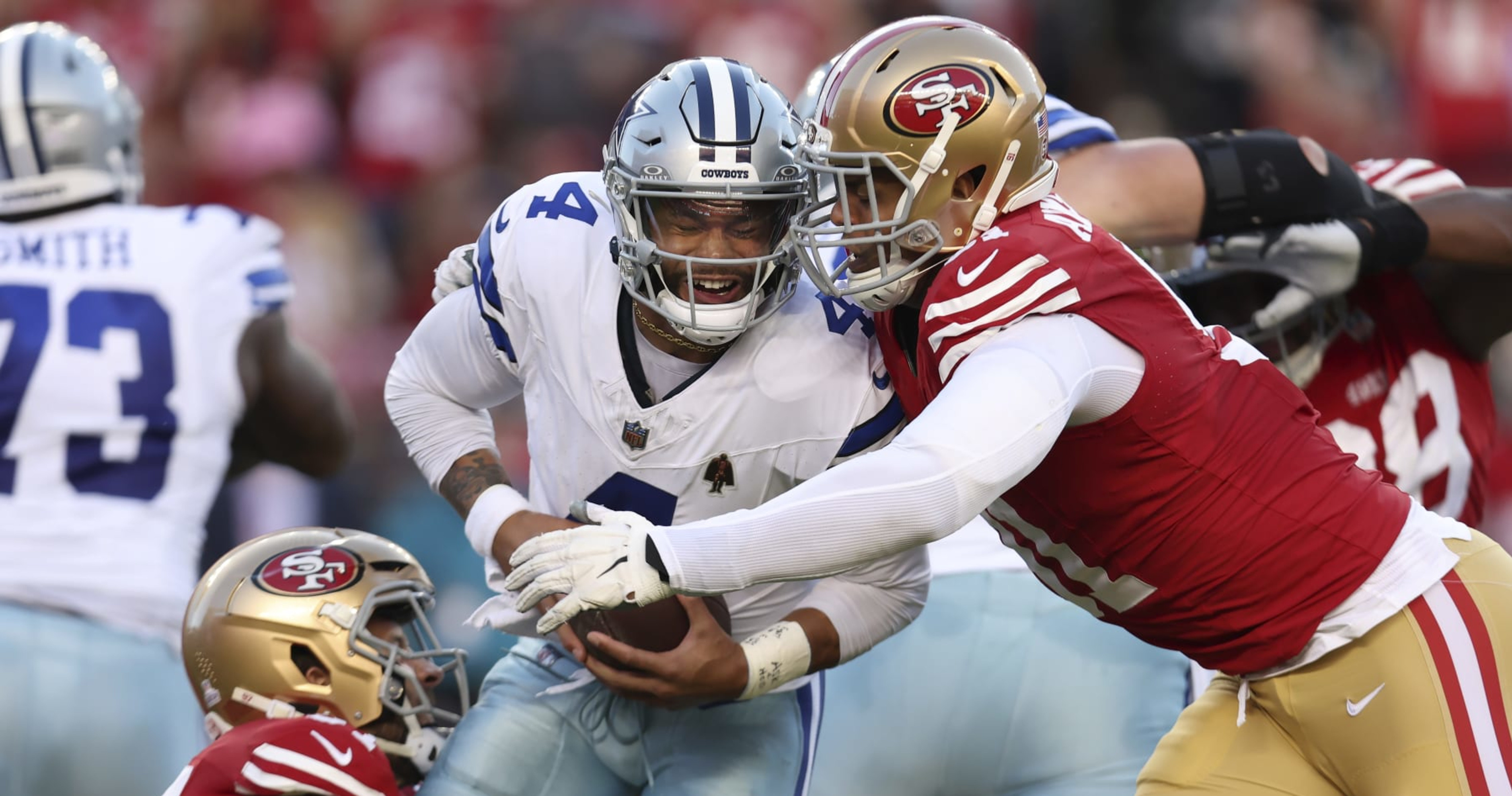 Dak Prescott's Struggles Continue as 49ers Defeat Cowboys on Sunday Night Football