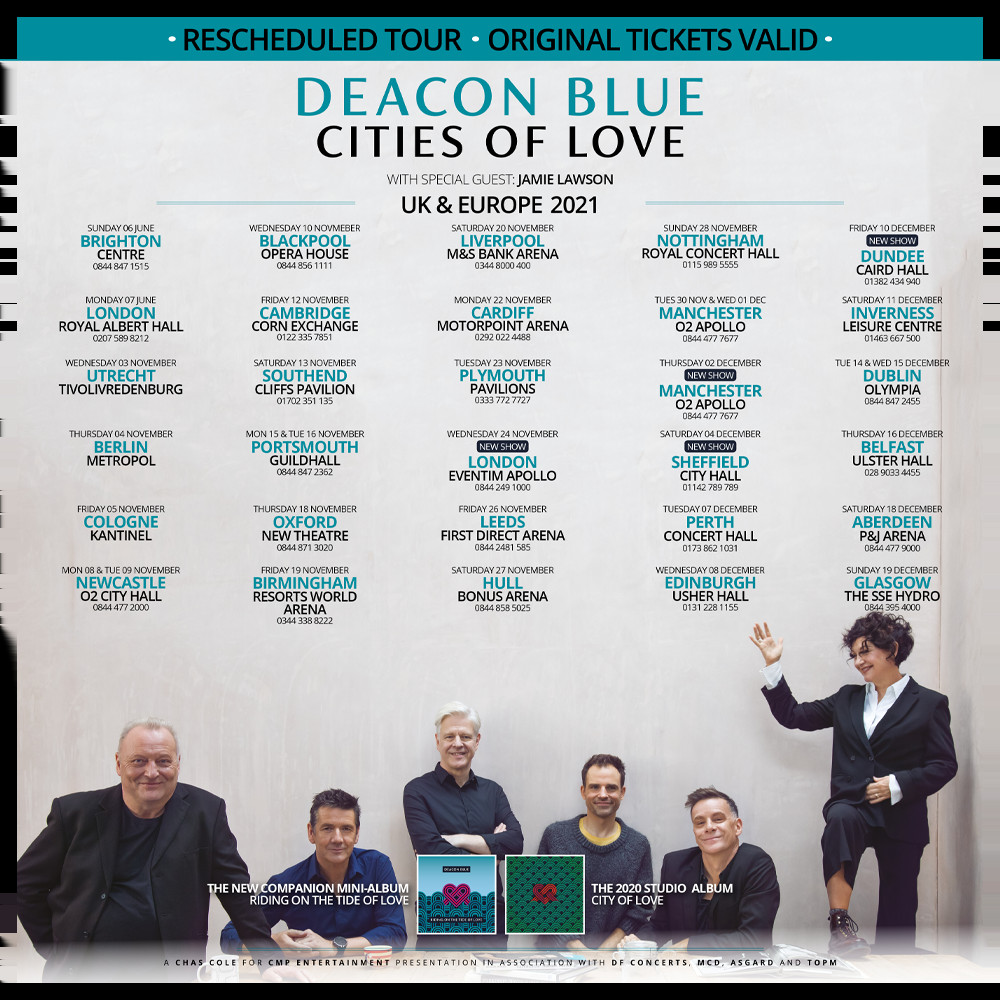 Deacon Blue Announces Massive 2025 Tour & New Album: 'The Great Western Road'