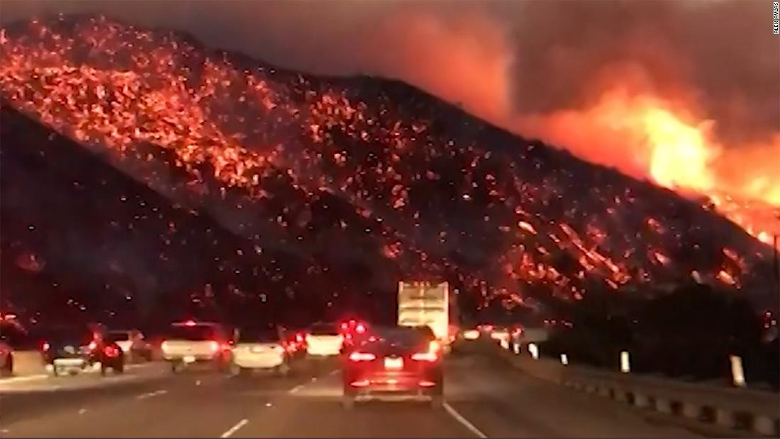 Devastating Auto Fire Engulfs Ventura County Amidst Devastating California Wildfires