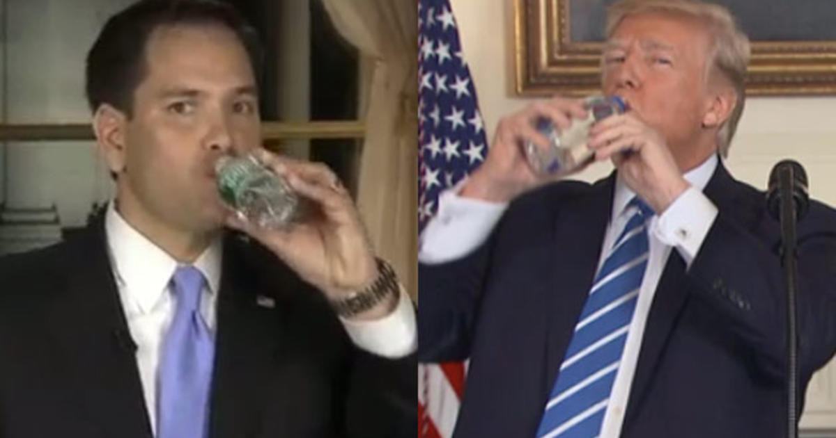 Did Trump Just Steal a Journalist's Water Bottle? The Internet Is Divided