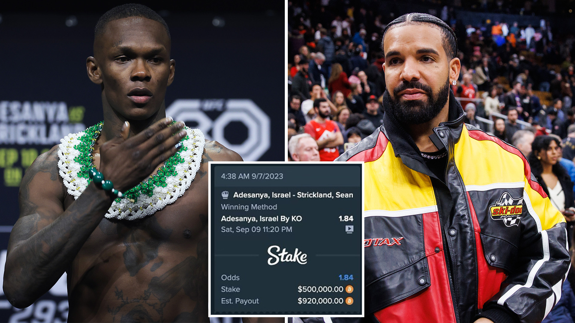 Drake's $450,000 Bet on Adesanya: Will the Drake Curse Strike Again?