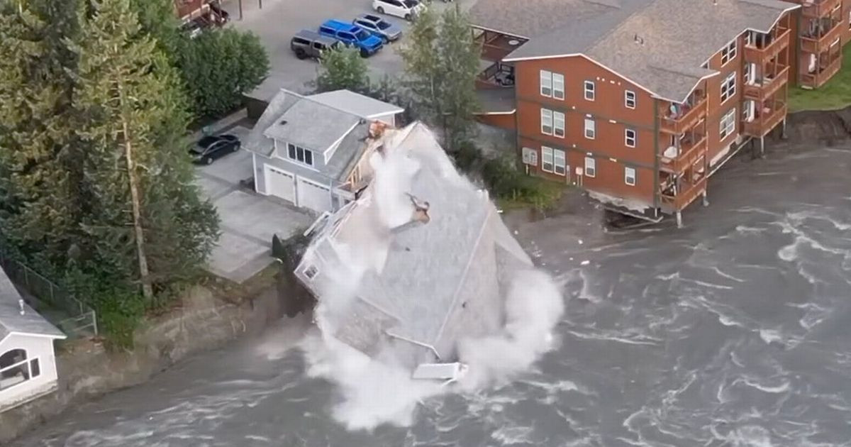 Dublin Home Crumbling into River: Couple's Desperate Plea for Help as House Collapses