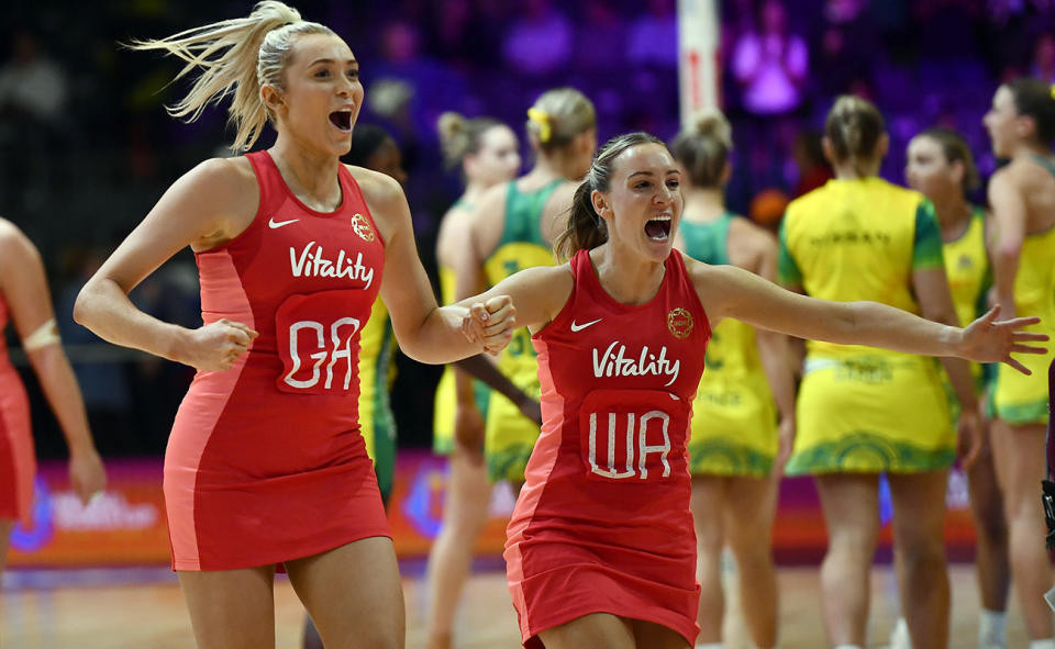 England Stuns World Champions Australia in Thrilling Netball Test