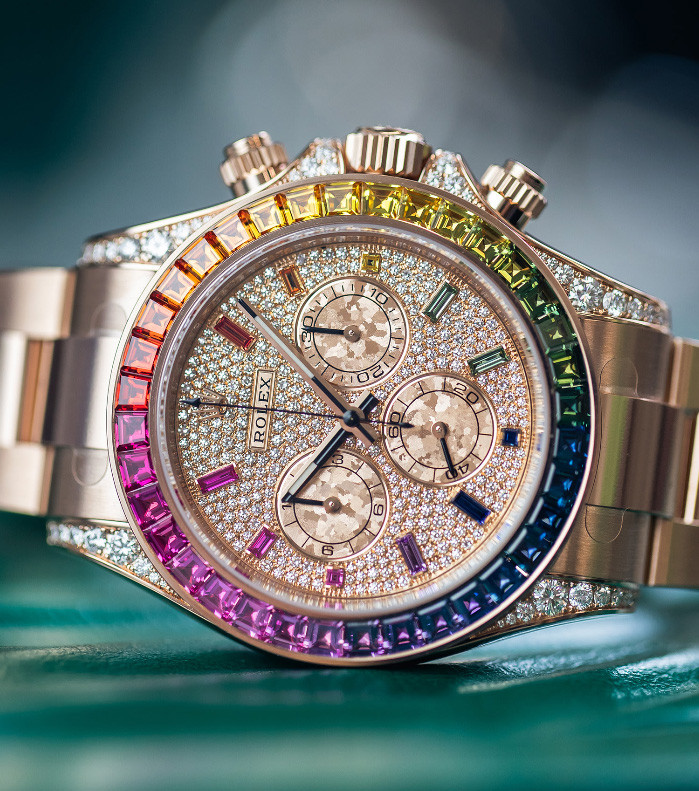 First-Ever Rolex 'Rainbow' Daytona Could Fetch $3.5 Million at Auction