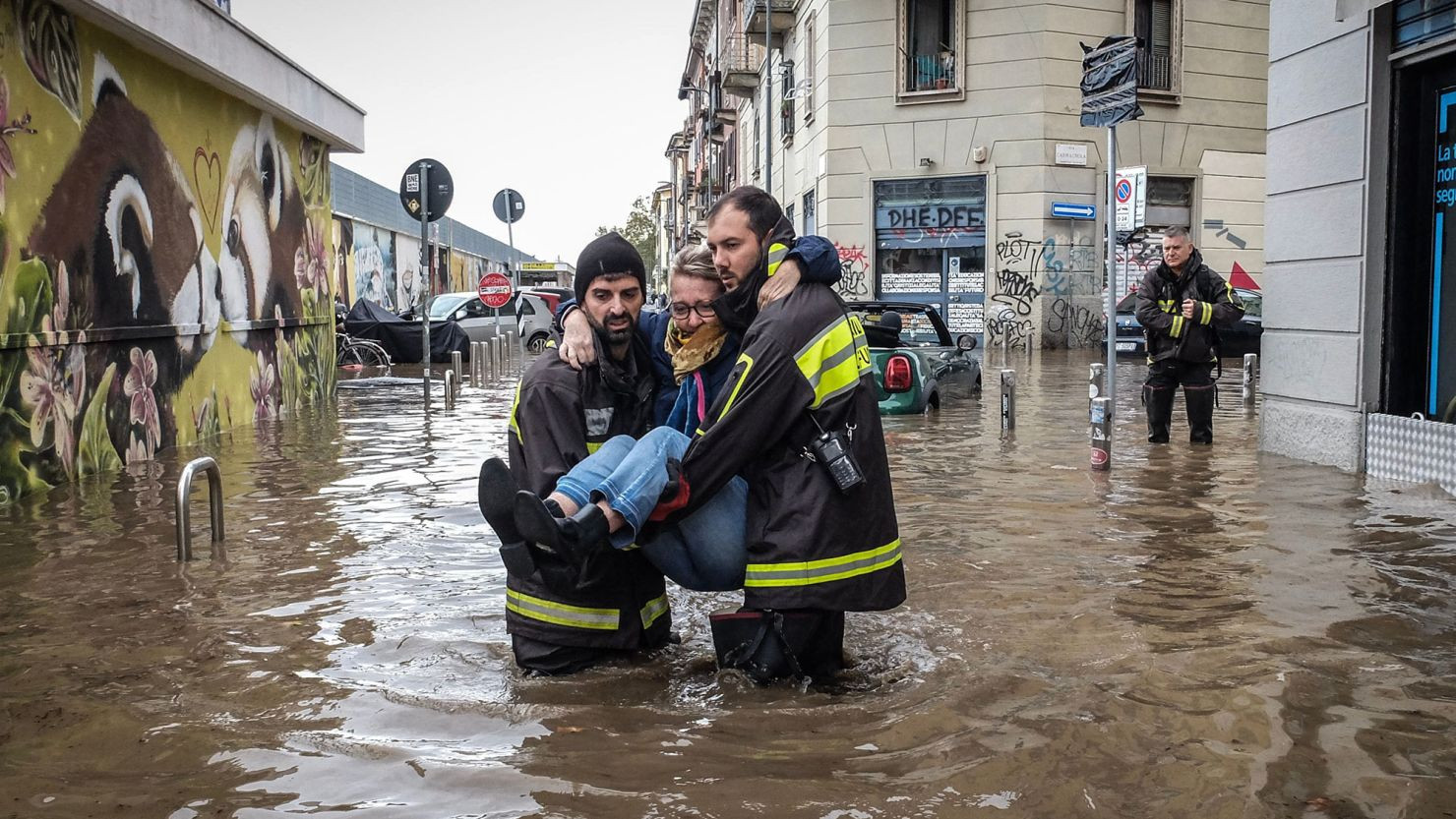 Flooding in Milan: One Man Missing, Bridges Collapsed, and Radio Station Off Air