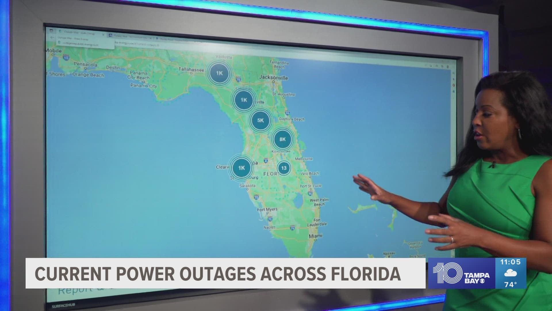 Florida Power Outages Surge as Hurricane Milton Battered the State: Real-Time Updates and Interactive Maps