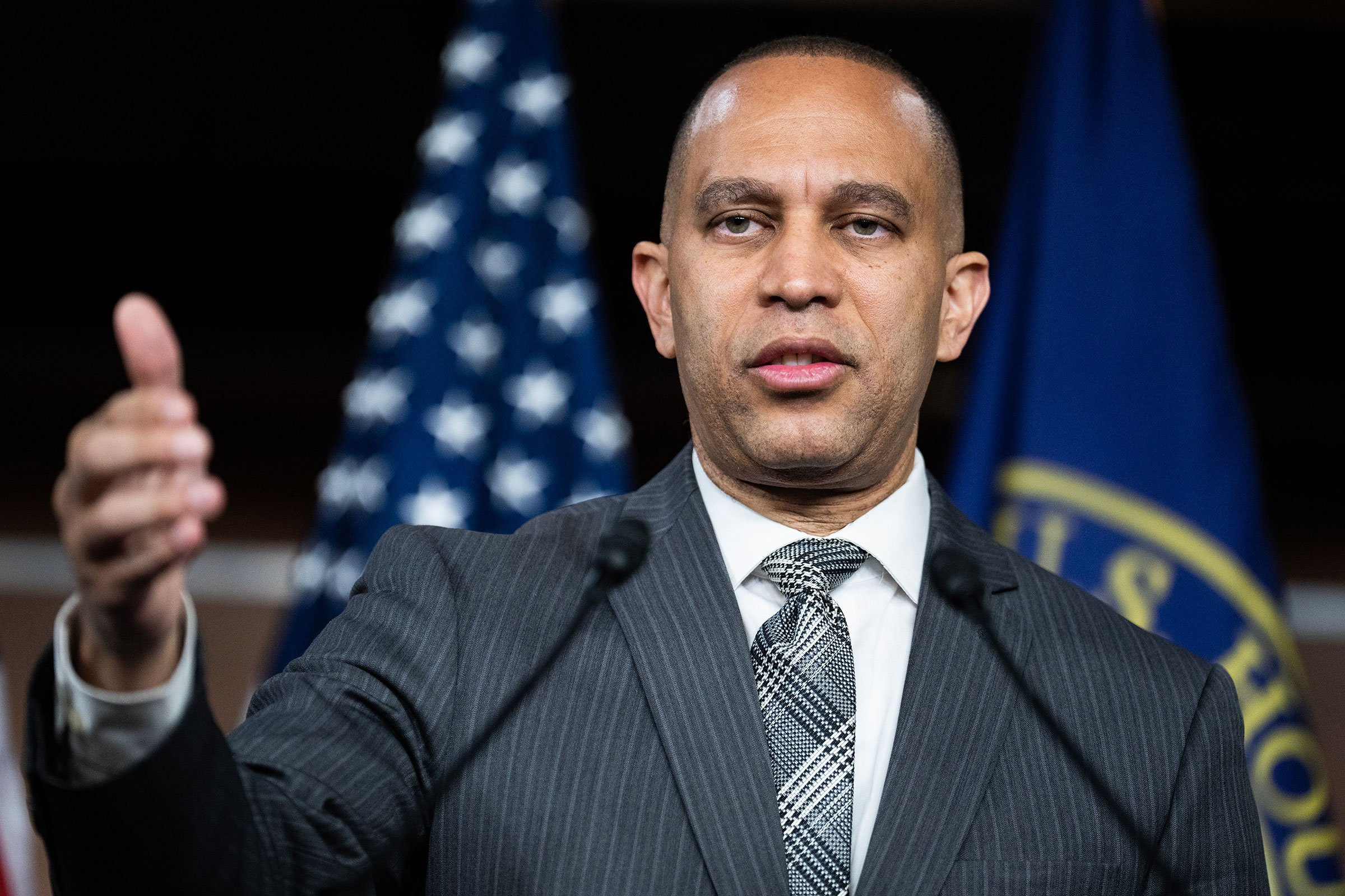 Hakeem Jeffries Channels Brooklyn Vibes at DNC, Vows to Take Back House for Democrats