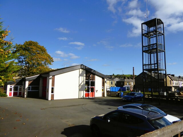 Haslingden Fire: Six Fire Engines Tackle Blaze at Commercial Building - Road Closed