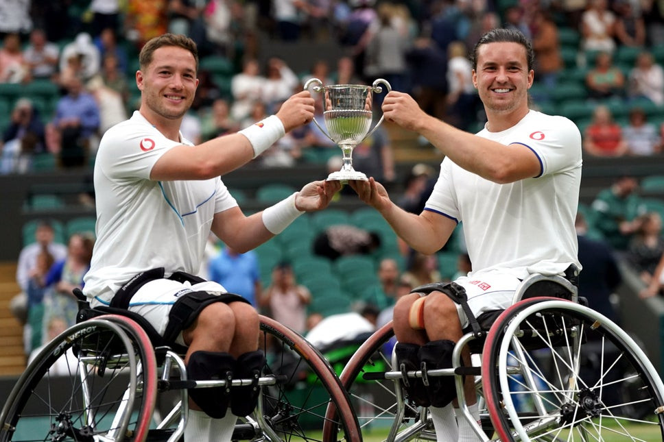 Hewett and Reid Keep Gold Medal Dreams Alive With Wheelchair Doubles Victory