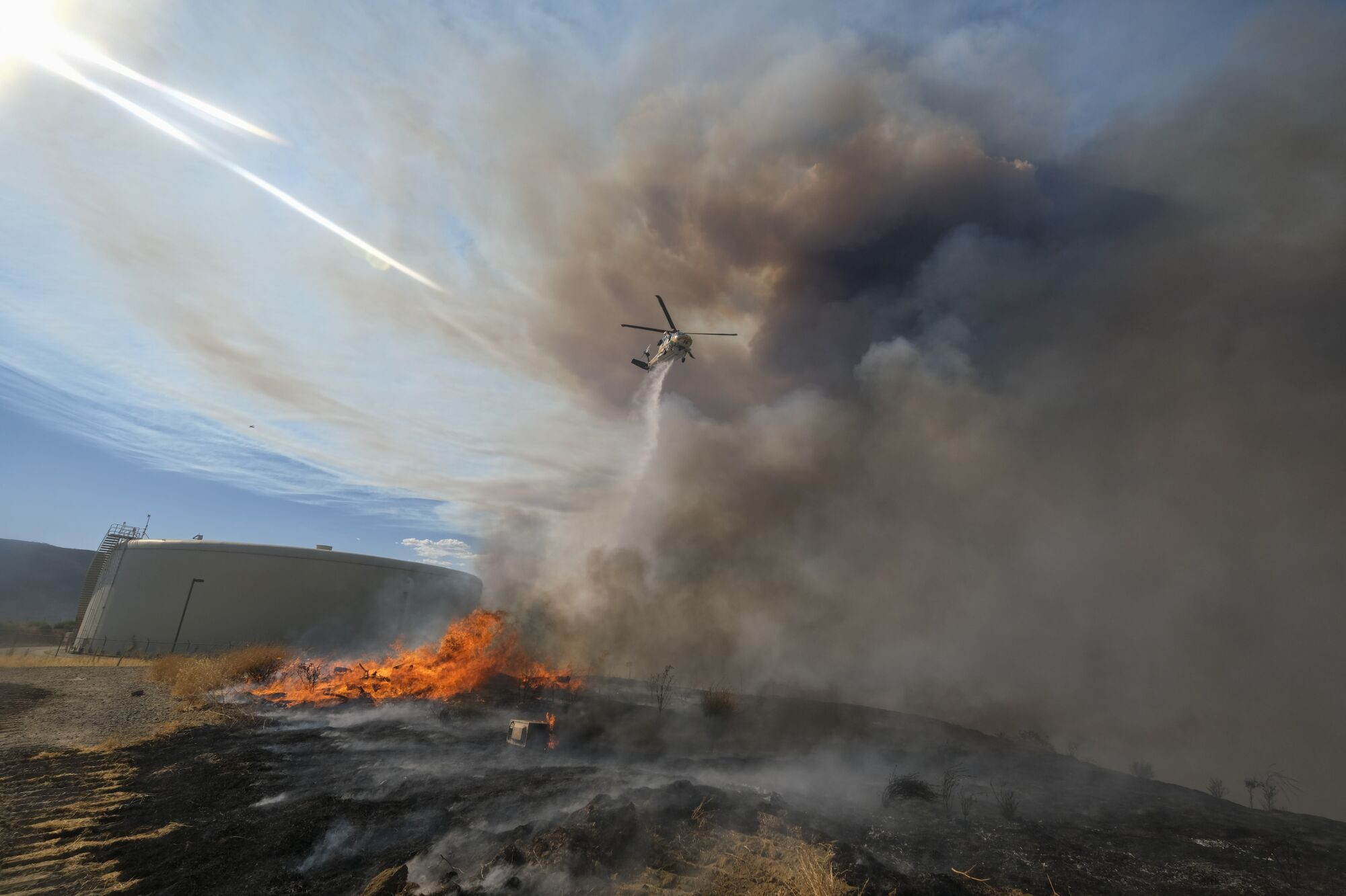 Hughes Fire Explodes Near Castaic: 50,000 Under Evacuation Orders as Wildfire Rages