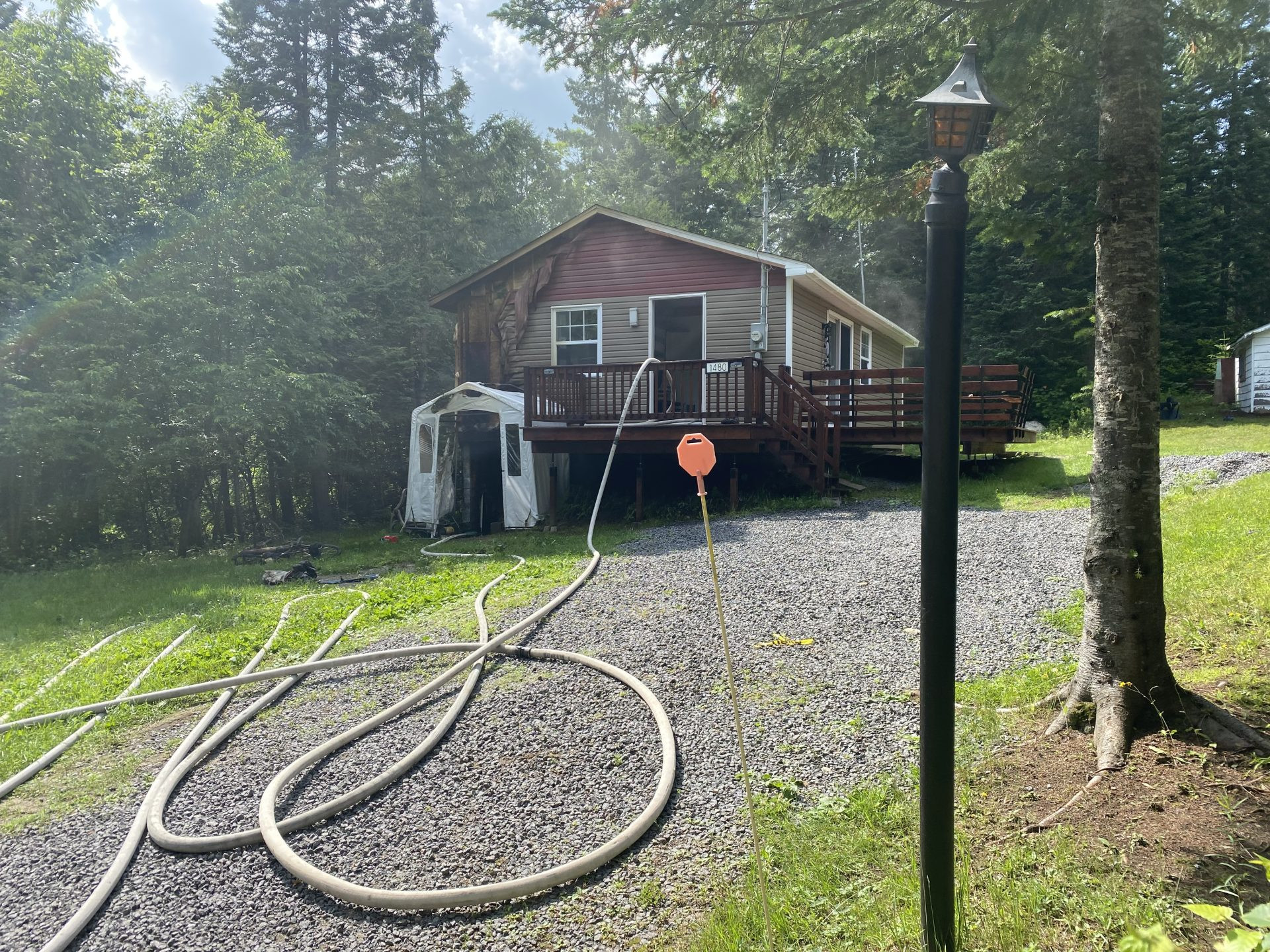 Incendie majeur à Trois-Rivières: Église Notre-Dame-des-Sept-Allégresses ravagée par les flammes