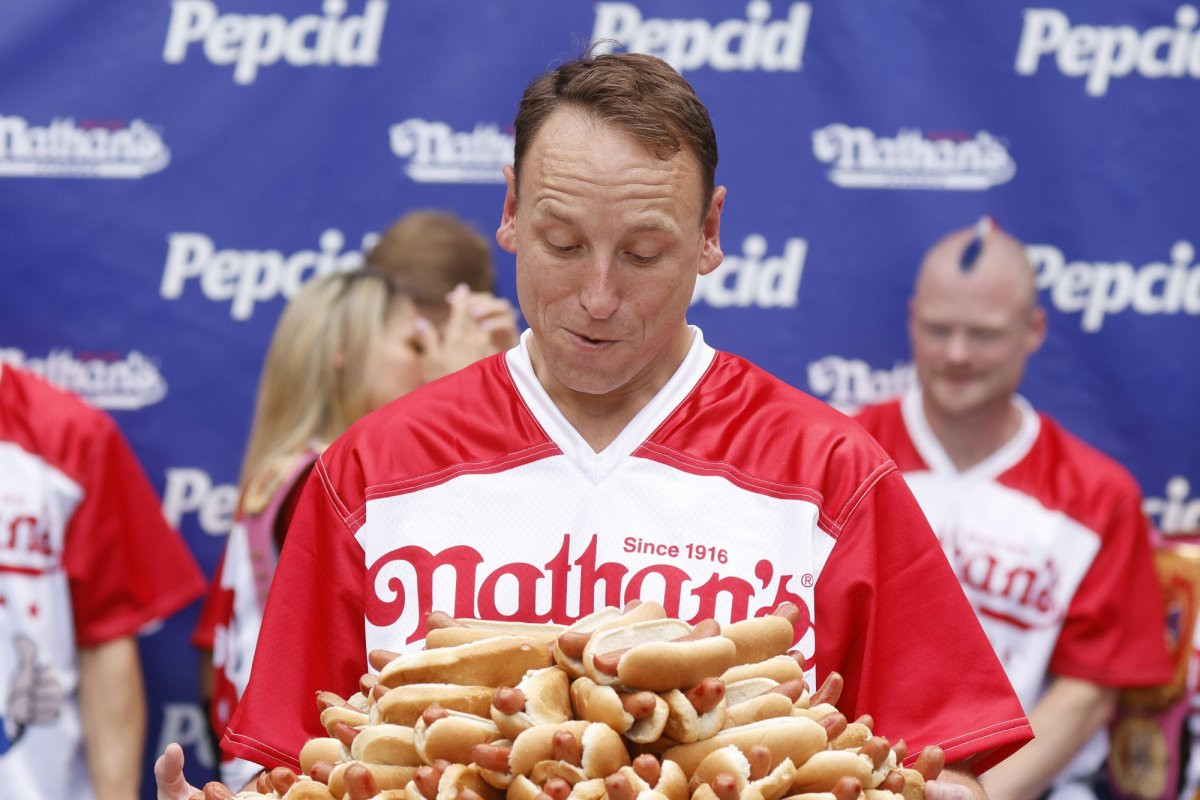 Joey Chestnut Devours Record 83 Hot Dogs in Netflix's Hot Dog Eating Contest Showdown