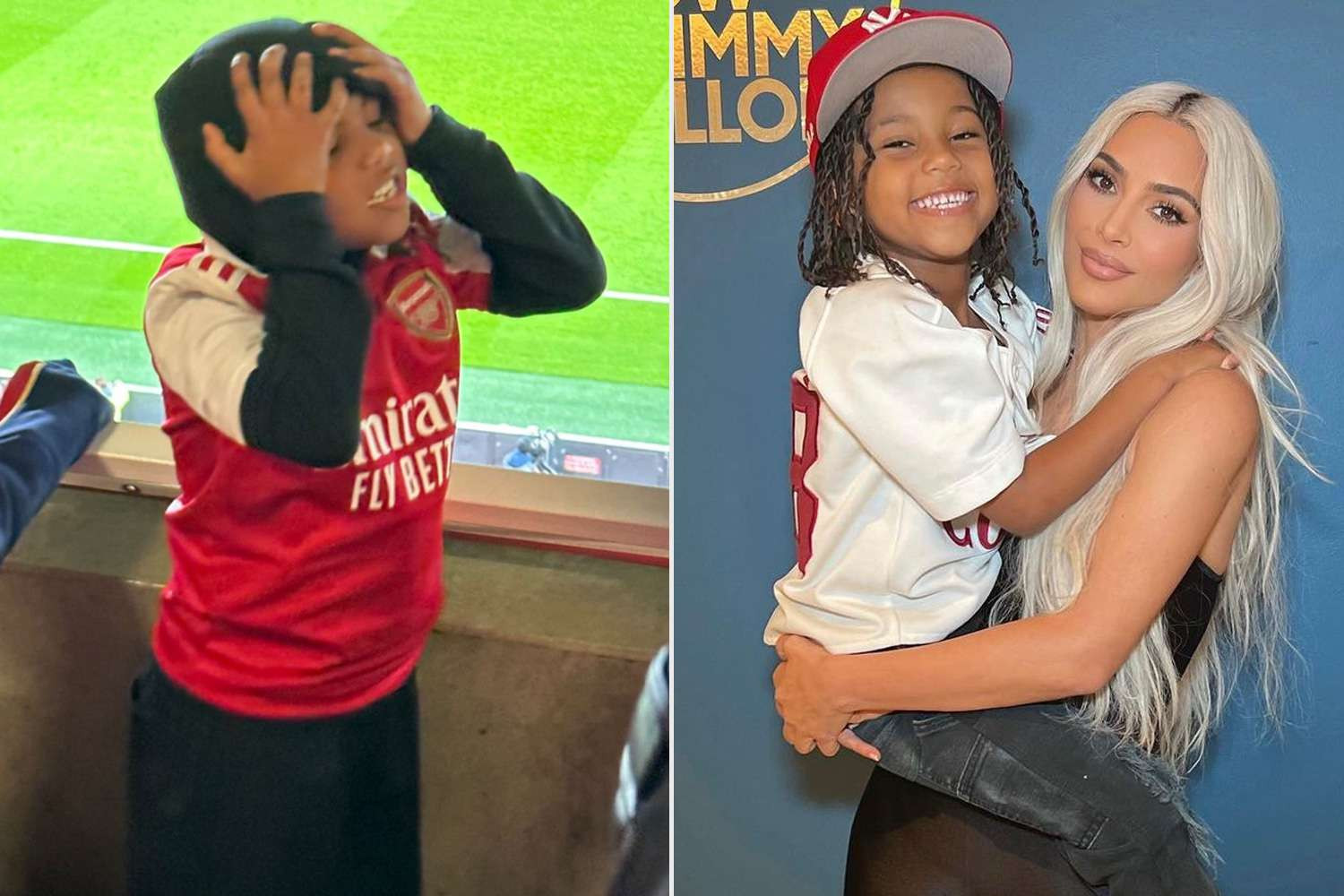 Kim Kardashian Becomes a 'Lunatic Soccer Mom' at Real Madrid Game With Son Saint