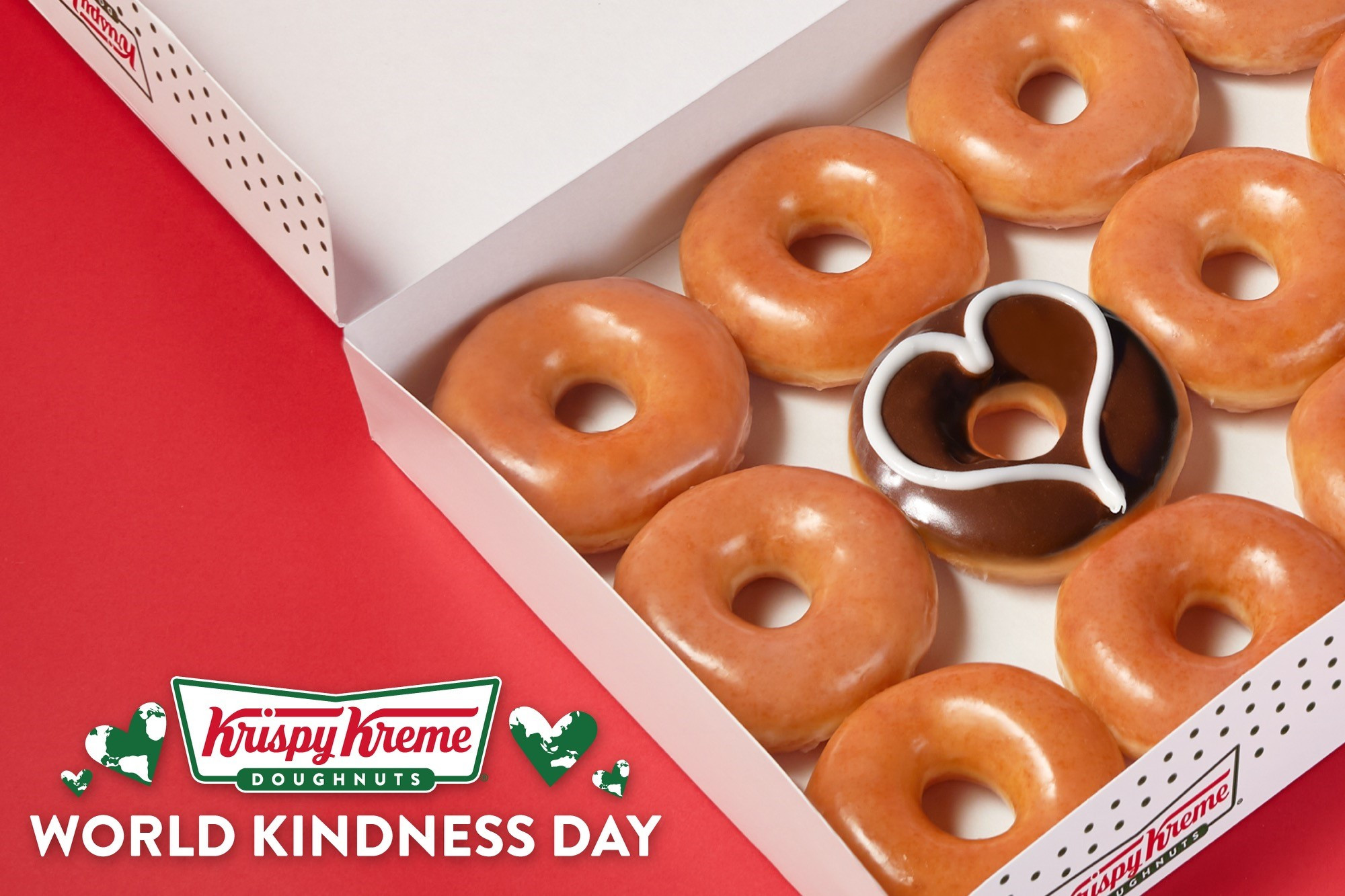 Krispy Kreme Spreading Kindness with Free Doughnuts on World Kindness Day