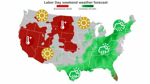 Labor Day Weekend Weather Forecast: Sunny Skies and Warm Temperatures Expected