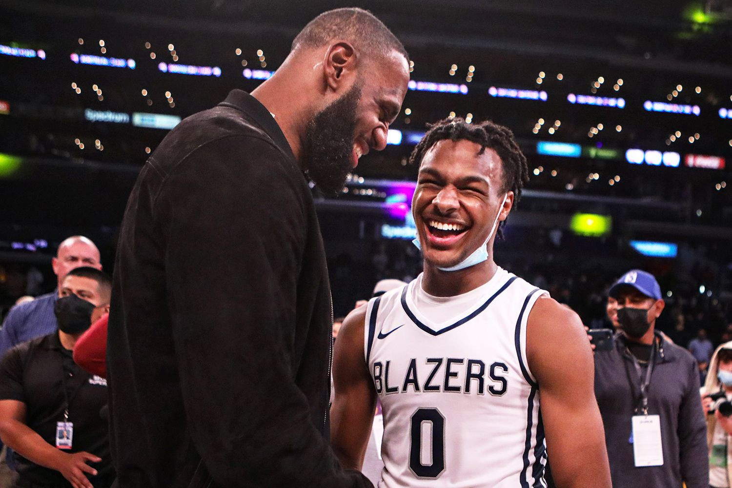 LeBron James & Bronny James Make NBA History: Father-Son Duo Play Together For First Time