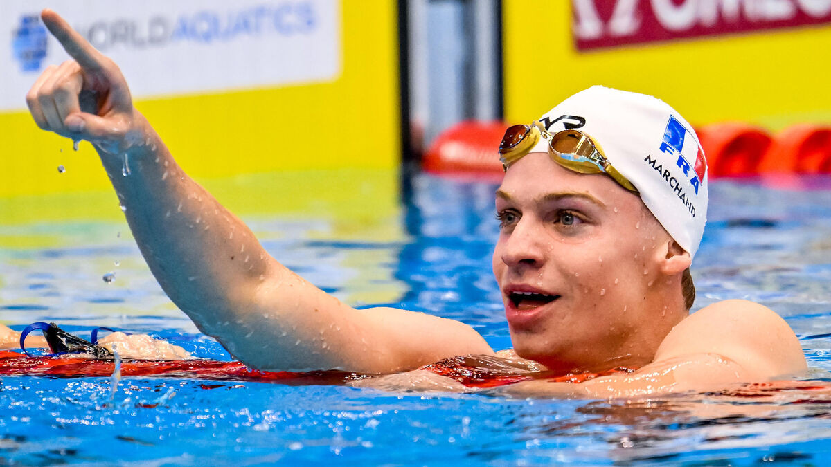 Léon Marchand Flies into French Swimming History with Historic Golden Double