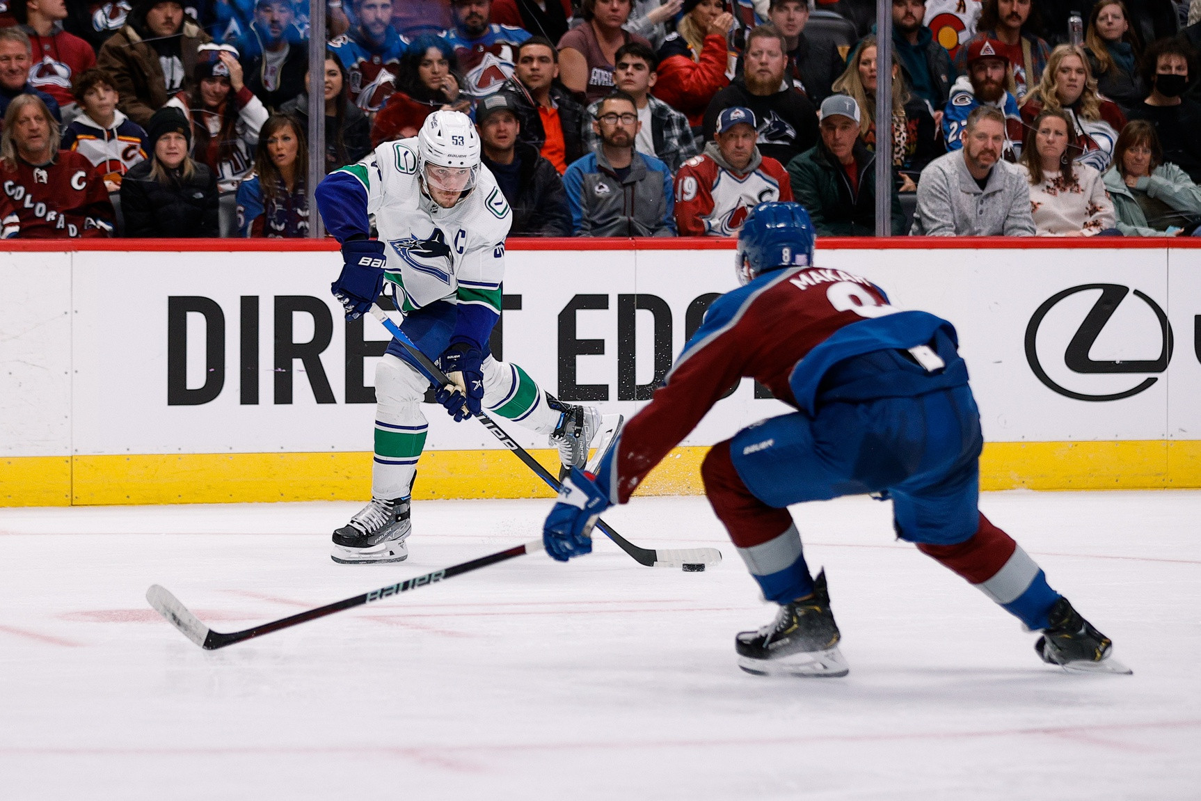 Makar vs. Hughes: Avalanche and Canucks Clash in Must-Win Matchup!