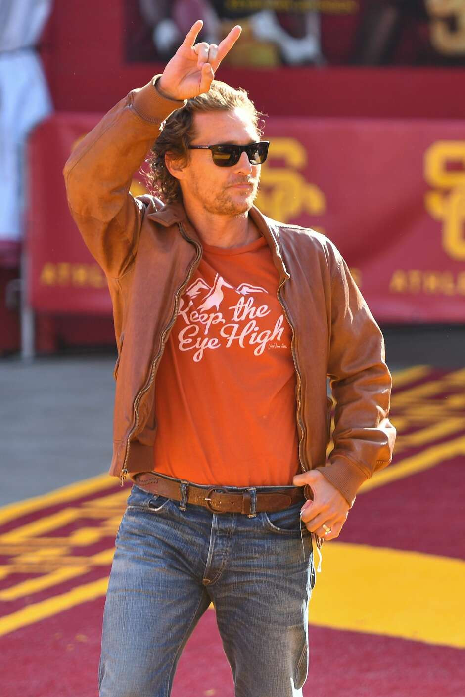 Matthew McConaughey: Texas Longhorns' Minister of Culture Delivers Halftime Analysis in Cowboy Hat and Burnt Orange Suit