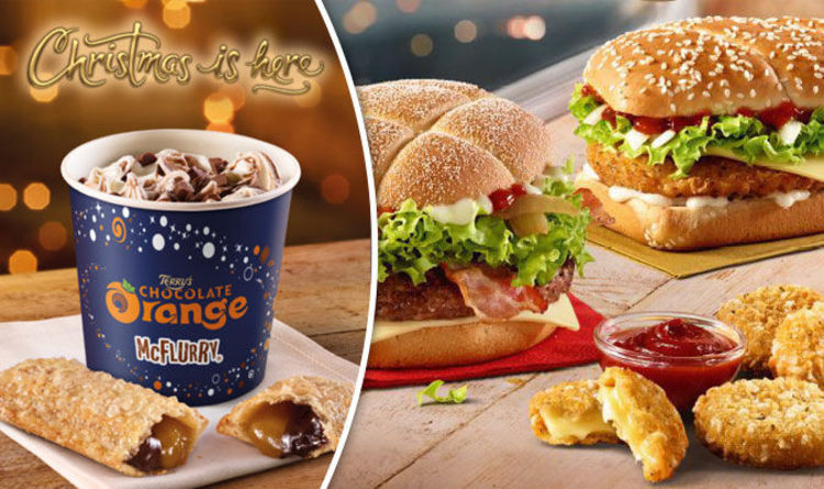 McDonald's Christmas Menu: Terry's Chocolate Orange Pie Returns, New Burger & More!