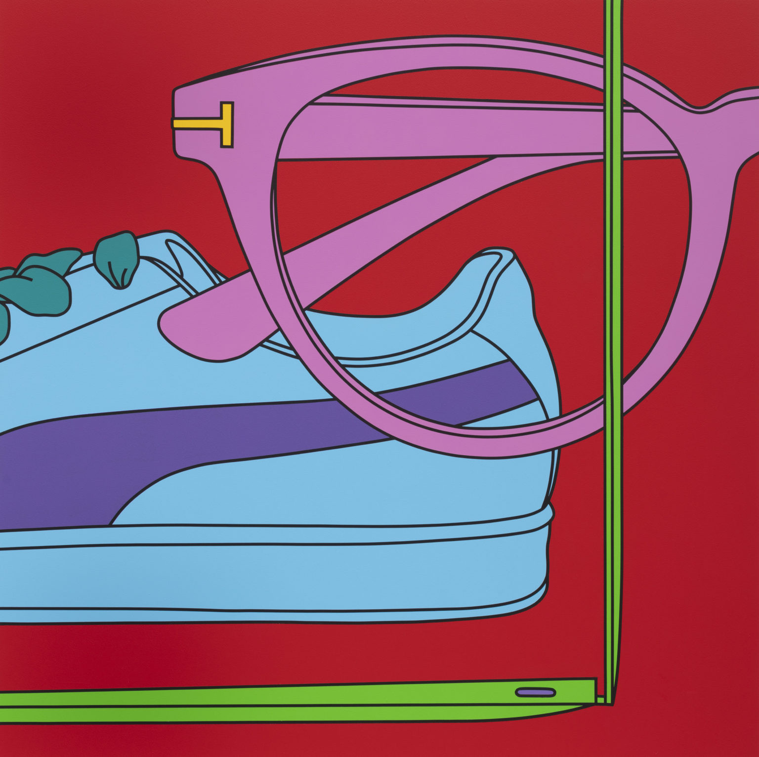 Michael Craig-Martin:  The Artist Who Turned a Glass of Water Into an Oak Tree