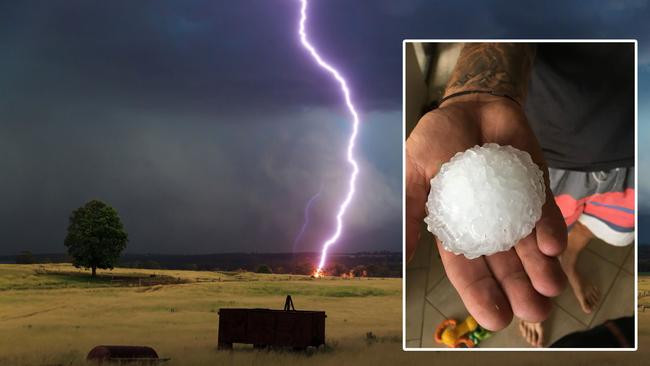 Mini-Tornado Hits Brisbane River Amid Wild Weather, Giant Hail Pummels Queensland