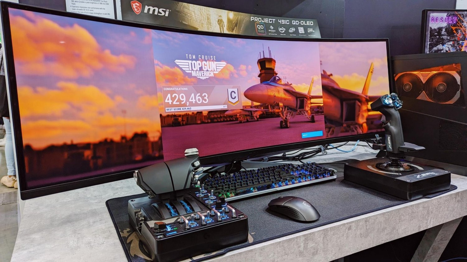 MSI's New 49-Inch Super Ultrawide QD-OLED Gaming Monitor: 5120x1440, 240Hz, and Fan-less Cooling