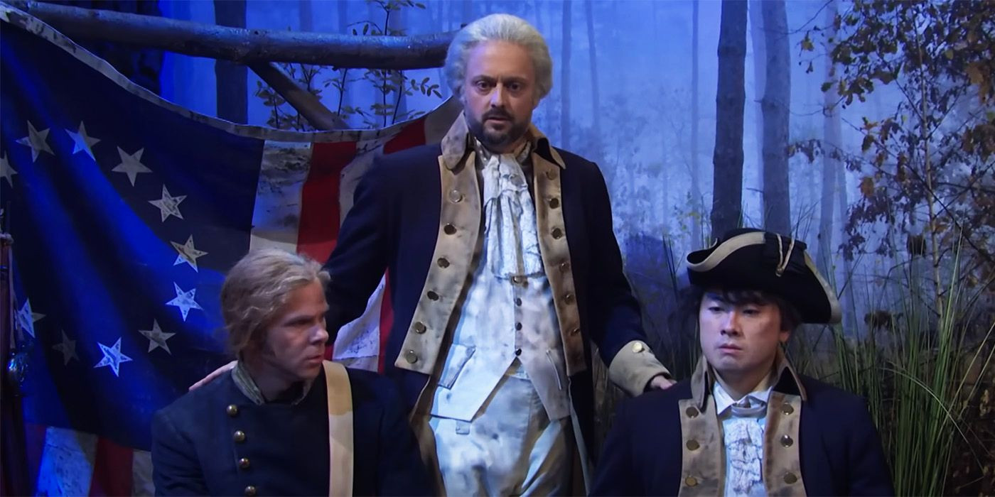 Nate Bargatze Returns to SNL With Hilarious George Washington Sketch, Plus 'Sushi Glory Hole' and a DoorDash Disaster