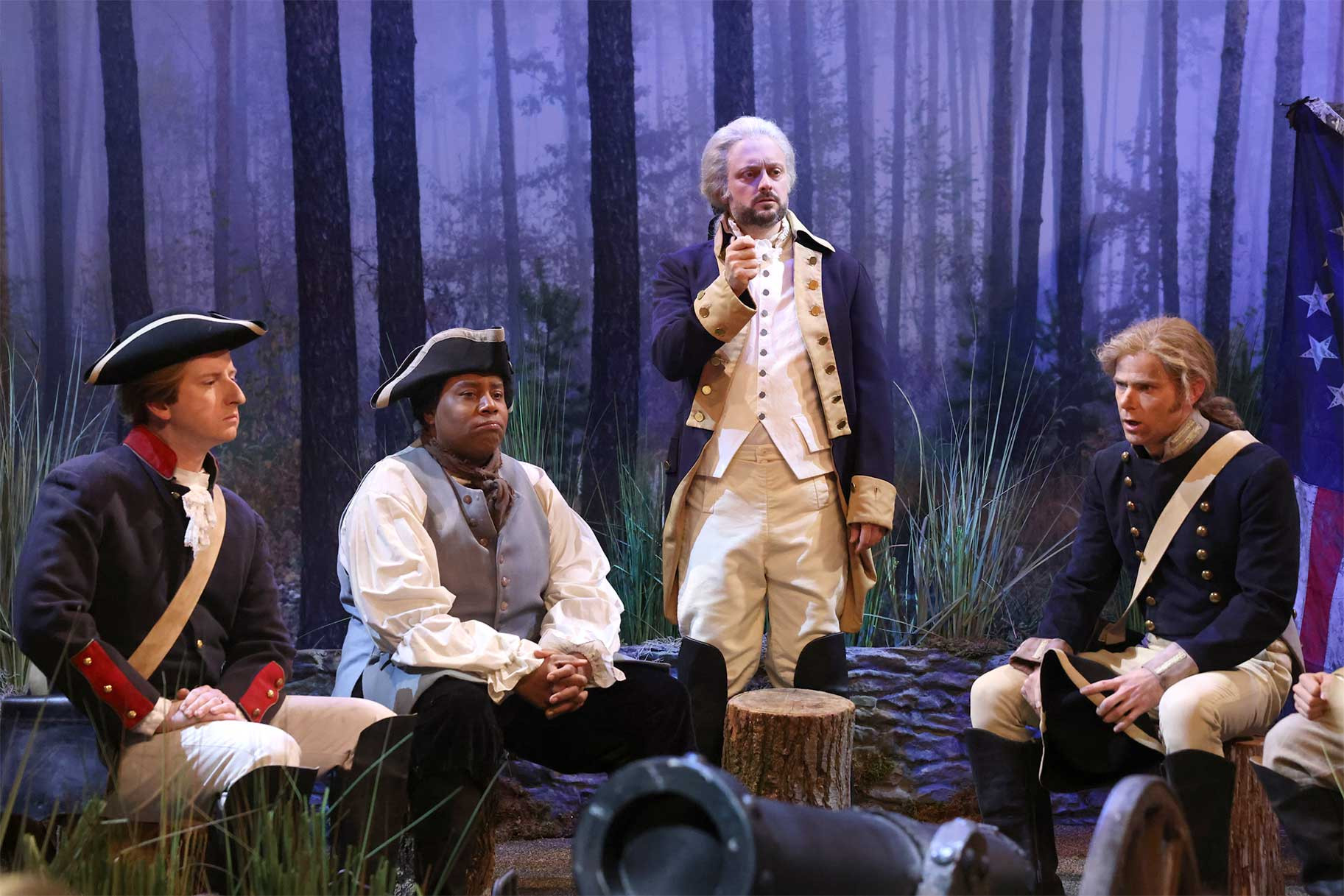 Nate Bargatze Returns to SNL With Hilarious George Washington Sketch, Plus 'Sushi Glory Hole' and a DoorDash Disaster