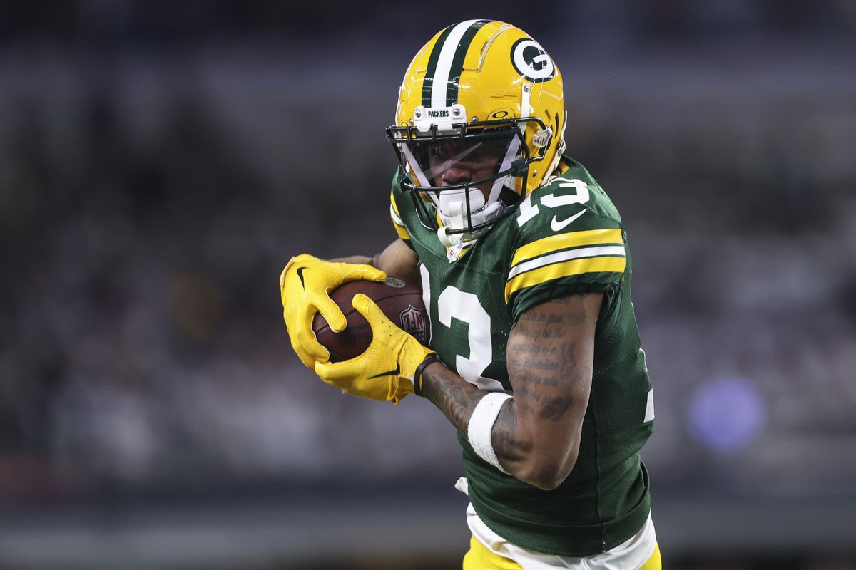 Packers WR Dontayvion Wicks Exits Game With Shoulder Injury, Ruled Out