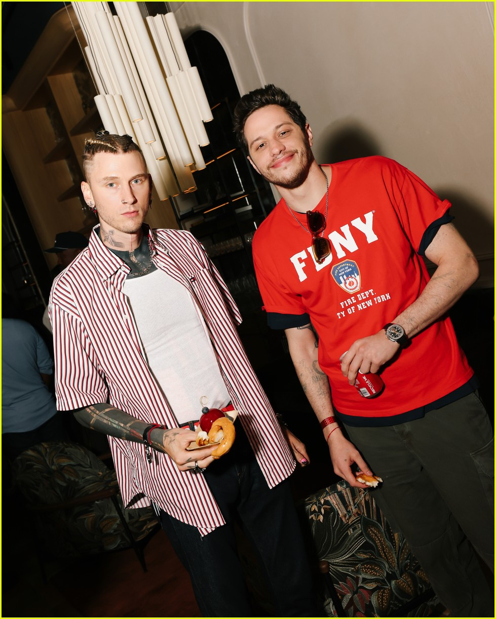 Pete Davidson Spotted at Super Bowl LIX Sporting Cafe Du Monde Hat – Again!