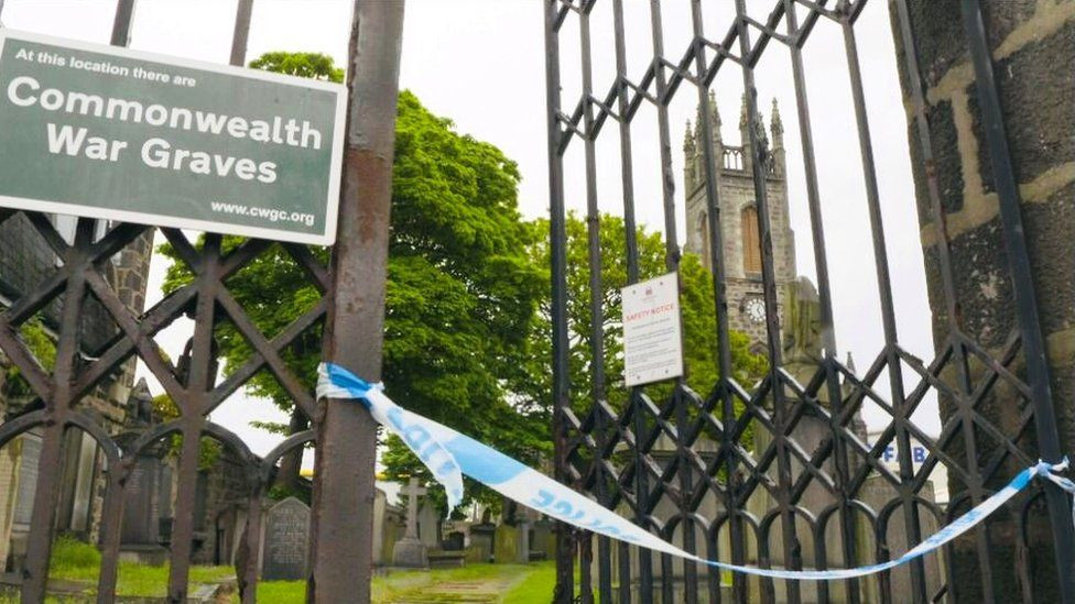 Police Investigate Assault at Darlington Churchyard: Emergency Services at the Scene