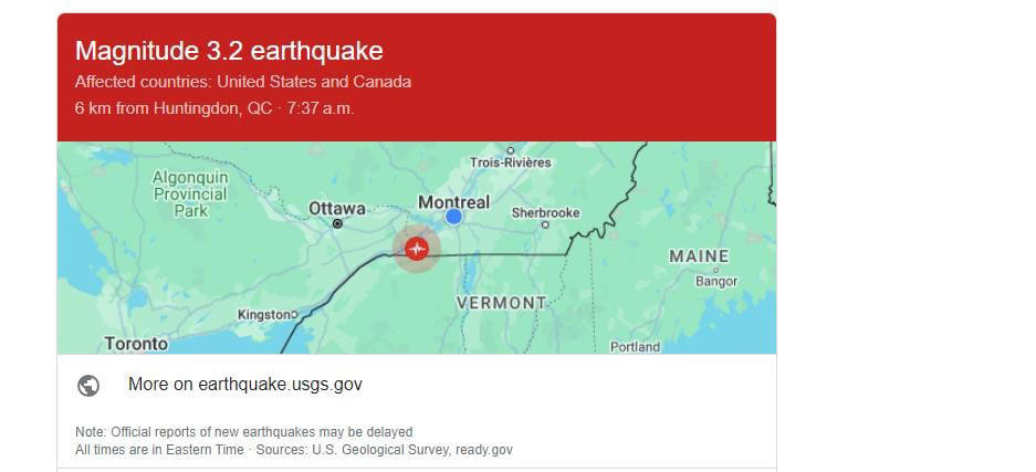 Quebec Shook By Early Morning Earthquake: Tremors Felt From Montreal To Quebec City