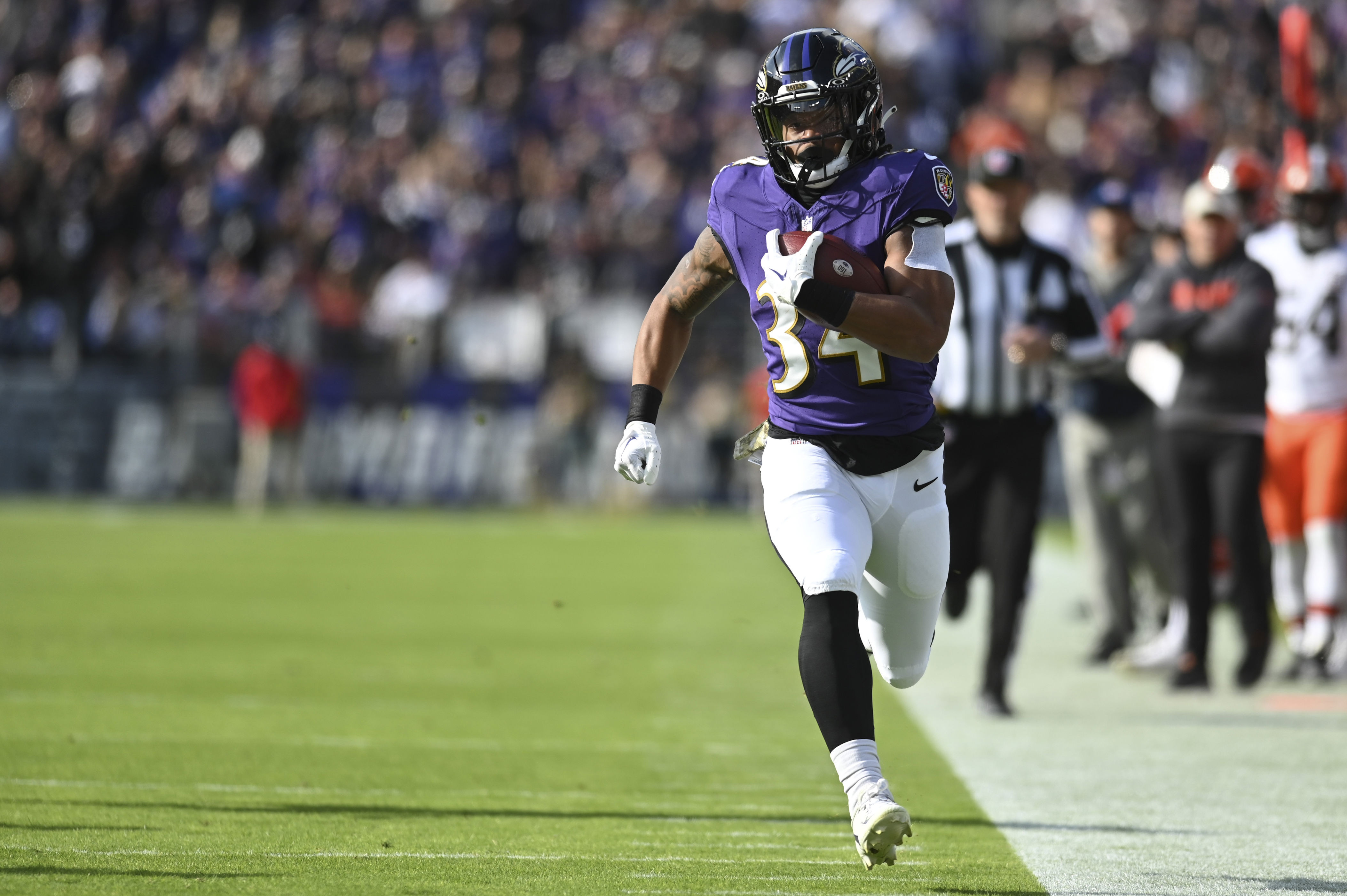 Ravens' Keaton Mitchell Activated From IR, Set to Make Season Debut Against Bengals